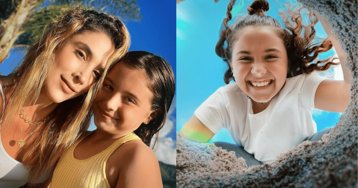 Criticaron el cuerpo de la hija de Daniela Ospina