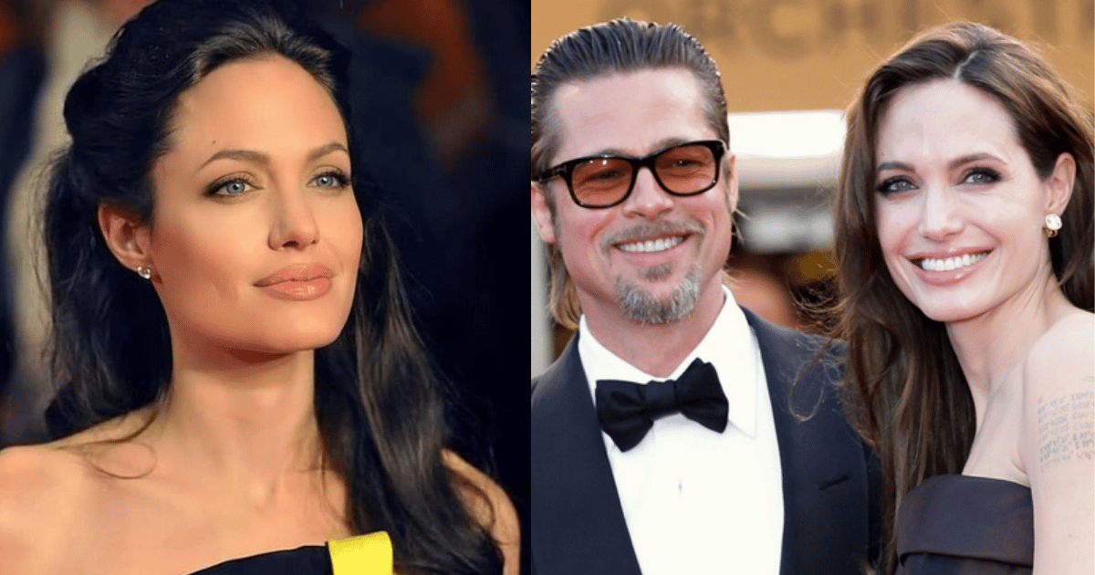 Angelina Jolie subastó obra de arte que le obsequió Brad Pitt