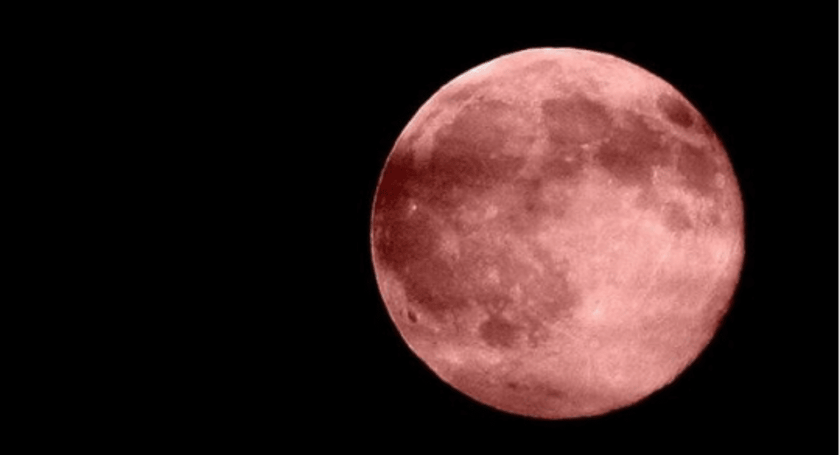 Así se vio la superluna rosa desde Colombia